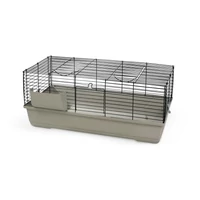 Baldo Flat 100 nyúlketrec Fekete/Homok 100x53x46 cm