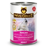 Wolfsblut VetLine Hypoallergenic Lóhús Konzerv nedves kutyatáp 395 g