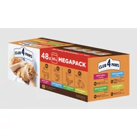 CLUB 4 PAWS Premium Set No. 3 Nedves Macskaeledel pack (48х85 g), 4,08 kg
