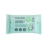 TICKLESS Wipe Kullancsriasztó Törlőkendő Kisállatokhoz 20 db