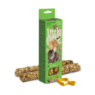 Little One dupla rúd tengerimalacnak nyúlnak és csincsillának rétifűvel 2x55 g