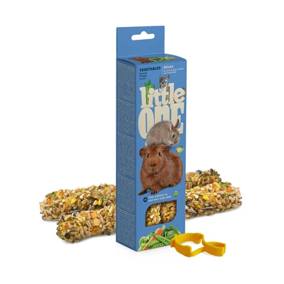 Little One dupla rúd tengerimalacnak nyúlnak és csincsillának zöldséggel 2x60 g