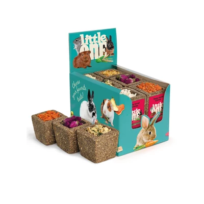 Little One rétifű kocka különböző töltelékkel (paszternák cukkíni sárgarépa alma rósza sütőtök) 65 g