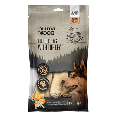 PrimaDog kutya fogtisztító S gyógynövényekkel 12 cm, 100g