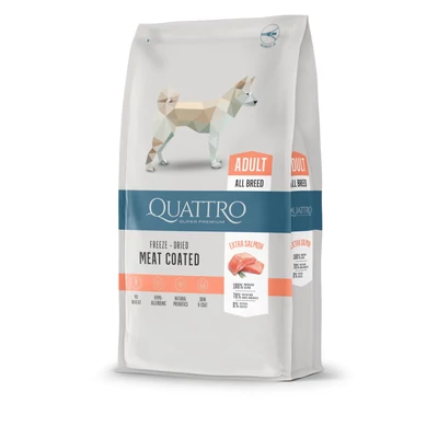 QUATTRO Super Premium ADULT SALMON kutyatáp 12kg