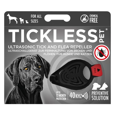 TICKLESS PET Fekete ultrahangos kullancsriasztó