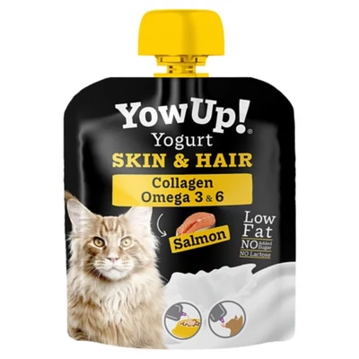 YowUp SKIN AND HAIR szőr-bőr ápoló prebiotikus joghurt macskáknak 85g