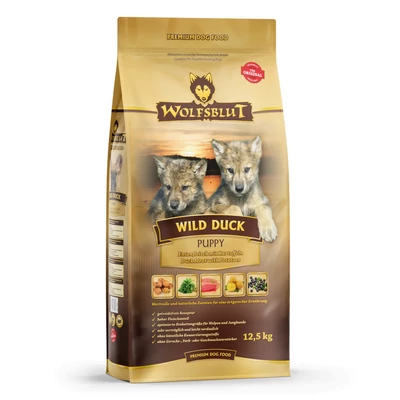 Wolfsblut Wild Duck Puppy Kacsa Burgonyával száraz kutyatáp 12,5 kg
