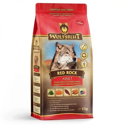 Wolfsblut Red Rock Adult Kenguru Sütőtökkel száraz kutyatáp 12,5 kg
