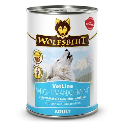 Wolfsblut VetLine Weight Management Pulykahús Konzerv nedves kutyatáp 395 g