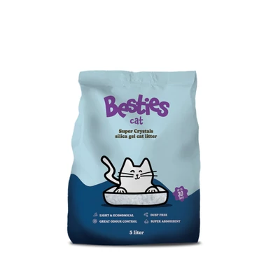Besties Cat Super Crystals szilika gél macskaalom 5 liter