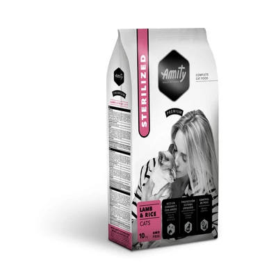 Amity Premium Cats Lamb-Rice Sterilized 10 kg macskatáp