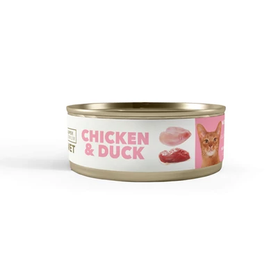 Amity Hypoallergen Chicken-Duck Macska Konzerv 95 g