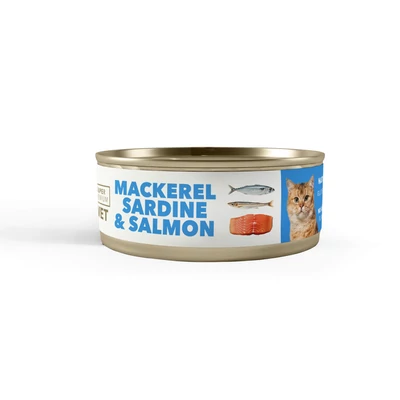 Amity Hypoallergen Mackerel-Salmon Macska Konzerv 95 g