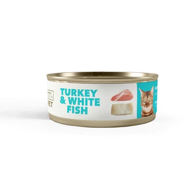 Amity Hypoallergen Senior Turkey-White Fish Macska Konzerv 95 g