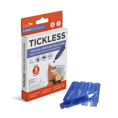 TICKLESS CITRONELLA Topical Spot On Kutyáknak S (5x1 ml)
